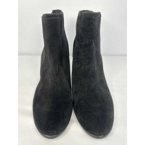 Signature by Cole Hann black Suede heeled booties size 7.5 - Picture 6 of 13